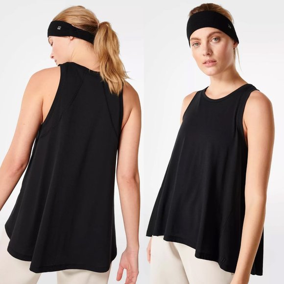 Sweaty Betty Tops New Sweaty Betty Easy Peazy Sleeveless Longline